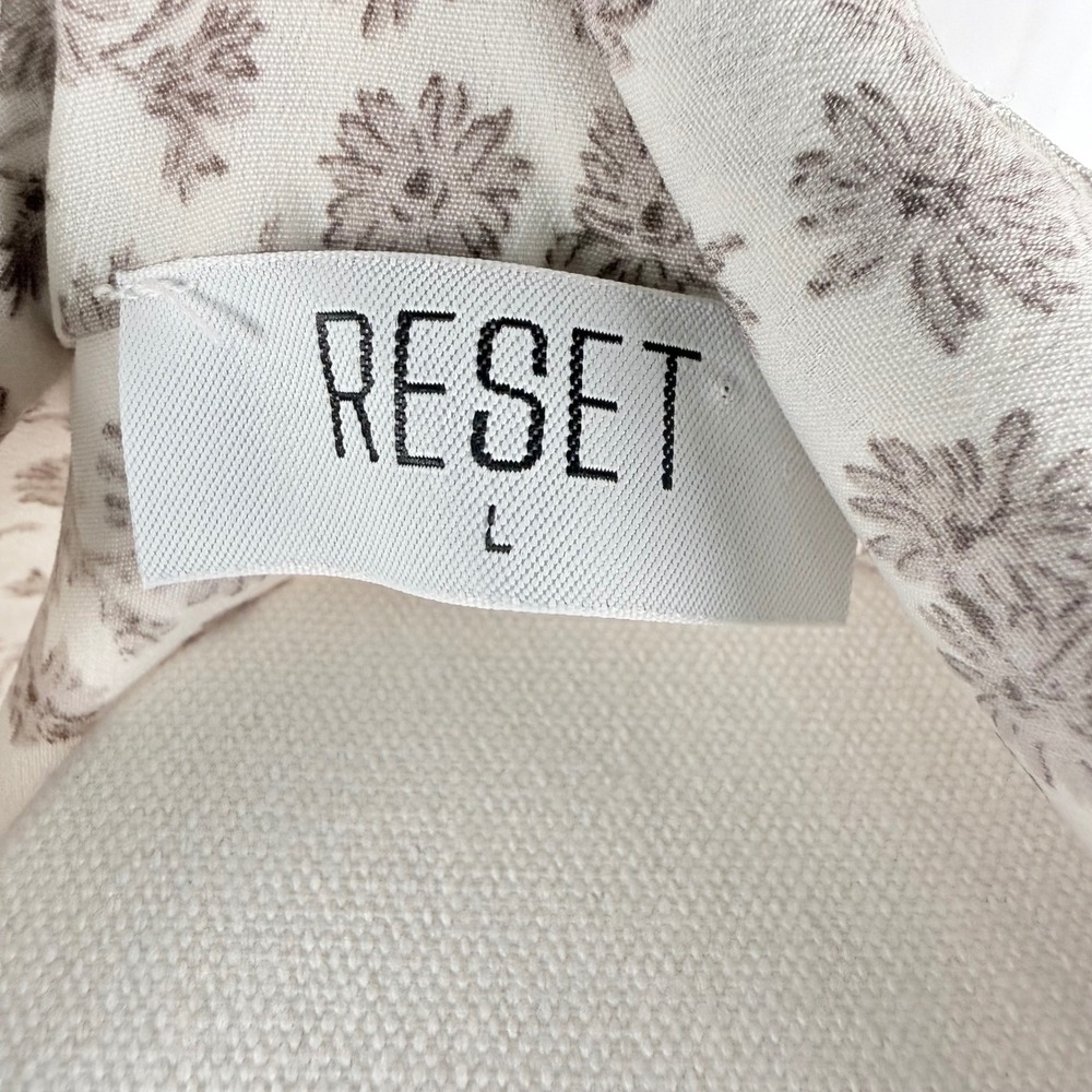 Reset by Jane Button Front Mini Dress Ditsy Floral Y2K Size Large Feminine Short - Picture 7 of 11